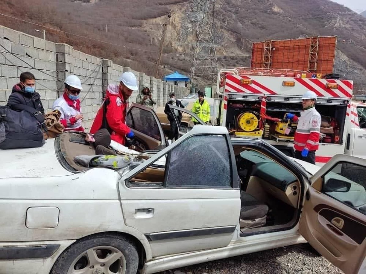 سقوط سنگ در جاده چالوس ۲ کشته و ۲ مصدوم برجای گذاشت