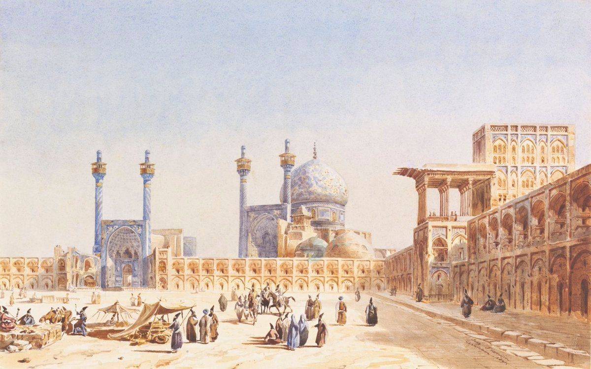 تصویر بسیار قدیمی از میدان نقش جهان اصفهان در سال 1867 میلادی!
